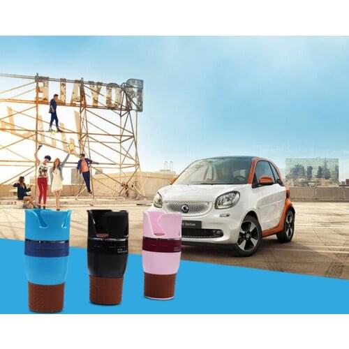 For Smart Fortwo Forfour Portable Multifunction Car Plastic Cup Holder Vehicle Sunglass Phone Drink Holder Accessories Shelving