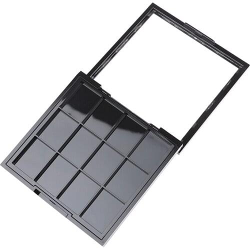 1PCS 3/4/12 Grids Empty Eyeshadow Dish DIY Eyeshadow Palette Eye Makeup Storage Box for Women Girls Beginners