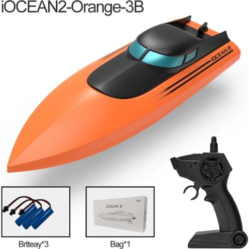 RC Boat 2.4G Full Frequency High Speed Boat 50 Meters Remote Control Distance Childrens Toy Game Mini Speedboat