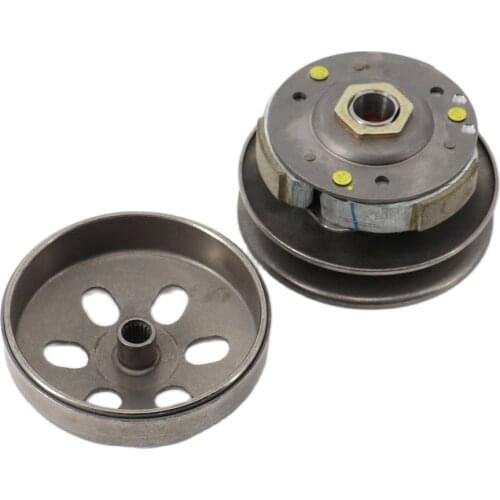 19T 22mm Motorcycle Belt Pulley Driven Wheel Clutch Assembly Cover Component For Honda Go KART ATV 125cc 250cc 300CC Spare Parts