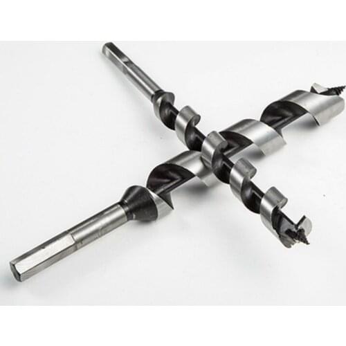 5 PCS 6-25mm Carbon Steel 230mm Length Hexagon Shank Wood Woodworking Tool Spiral Flute Twist Auger Drill Bit