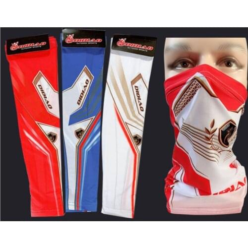 UV Arm Sleeves Outdoor Fishing Cycling Clothing Men Women Long Arm Sleeve Scarf Summer Running Driving Fingerless Glove Bandana