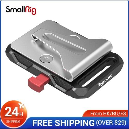 SmallRig Universal Mini V Mount Battery Plate with Belt Clip For A7S3 and other camera V mount batteries 2990