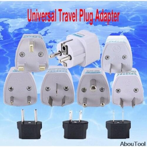 Universal Adapter Travel Outlet Plug Adapters International US UK EU plug Power Converter USA Charger Outlet Socket Global Trans