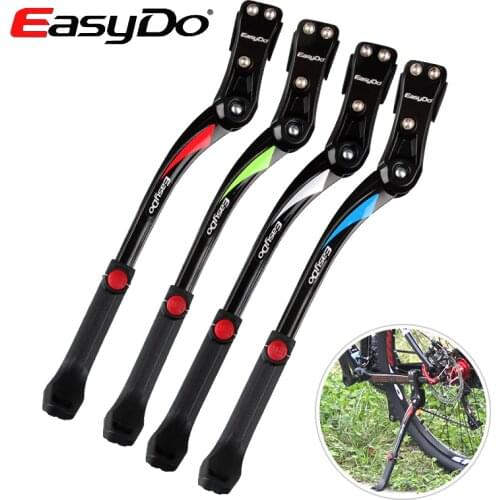 34-41cm Adjustable Bicycle Kickstand Parking Rack Cycling Mountain Bike Support Side Kick Stand Foot Brace MTB Road Bike Parts