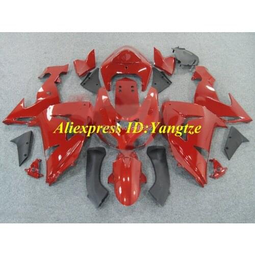 Hi-grade Motorcycle Fairing kit for KAWASAKI Ninja ZX10R 2006 2007 ZX10R 06 07 Fashion hot red Fairings set+7 gifts SK20