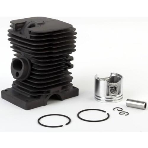 1 Set Cutter Brush Cylinder MS180 Chain Saw Cylinder Piston Assembly Kits, Garden Logging Saw Gas Saw Chain Cylinder Accessories