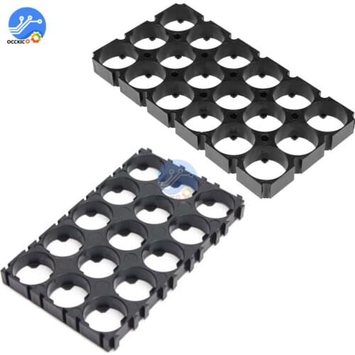 10Pcs 3x5 3x6 Cell 18650 Batteries Spacer Radiating Shell Plastic Heat Stable Holder Bracket with 10m Nickel Plated Steel Strip