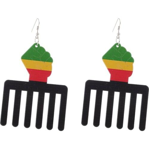 12 Pairs Good Quality Wood Earrings fashion African Woman Wooden Brincos Pendant 6x8cm/2.36x3.15'' E295