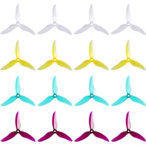 16pcs/Set 5 Inch Propeller 51499 3-Blades Props for 210 220 250 FPV Racing Drone
