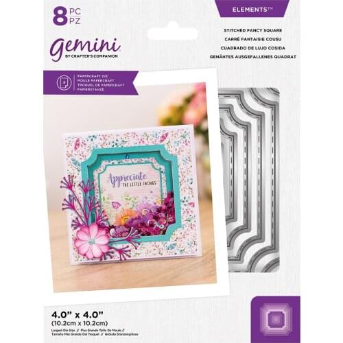 2021 AliliArts Metal Cutting Dies Stitched Fancy Square diy Scrapbooking Photo Album Decorative Embossing PaperCard Crafts Die