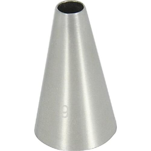 30pcs/lot)Free Shipping Stainless Steel Cake Decorating Round Icing Nozzles #9