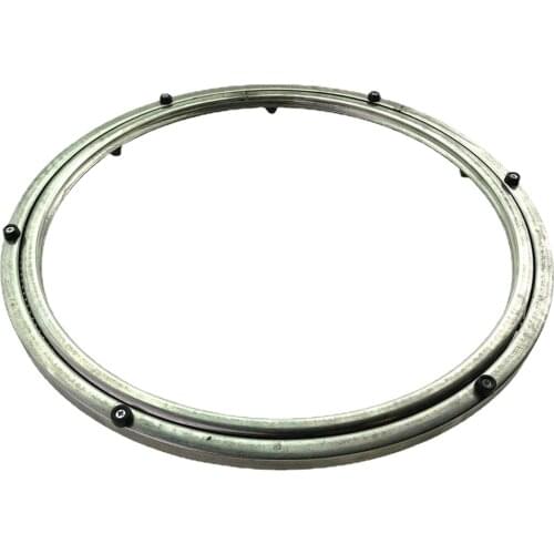 Stainless Steel Ring Hot Pot Rotary Table Base Rotating Round Table Two-way Glass Rotary Table Pulley Core Table Surface