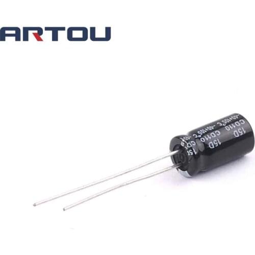 50PCS 50V/47UF 50V 47UF 6.3*11MM Aluminum Electrolytic Capacitor