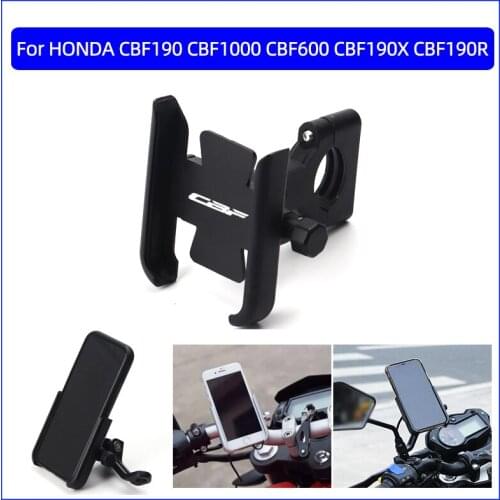 Motorcycle Accessories handlebar Mobile Phone Holder GPS stand bracket For HONDA CBF190 CBF1000 CBF600 CBF190X CBF190R