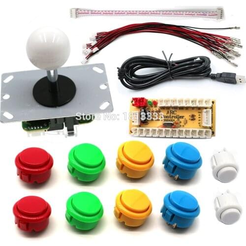 Arcade Game DIY Kit Zero Delay USB Board Button Controller Joystick Encoder To PC Raspberry Pi SANWA Arcade Mame