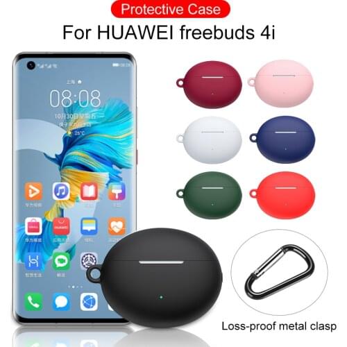 Freebuds4i Case Soft Silicone Earphone Protective Cover For Huawei Freebuds 4i Shockproof Coque On Hauwei Free Buds 4 i i4 Shell