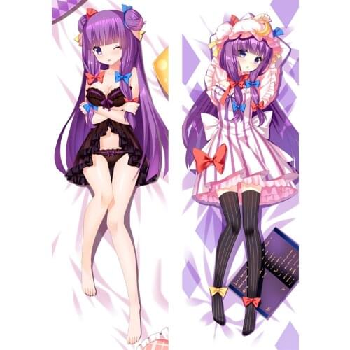 TouHou Project Dakimakura Patchouli Knowledge Hugging Body Pillow Case Cover