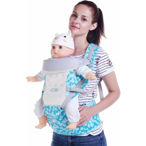 Baby Carrier For 0-3Y Baby Multi-Function Breathable Baby Travel Sling Infant Carrier Baby Wrap Child Suspenders