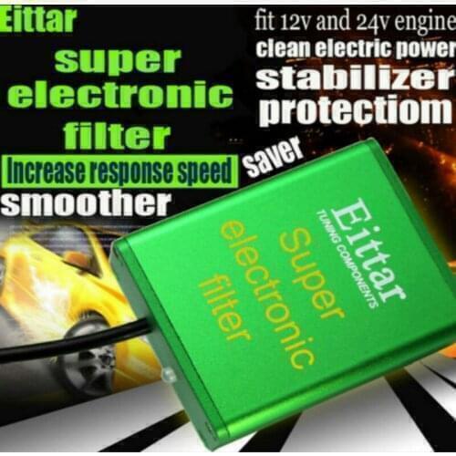 For RAM All Engines 12V & 24V Electronic Filter Car Pick Up Fuel Saver Voltage Stabilizer Increases Horse and Torque