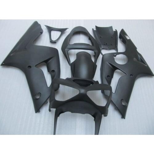 Injection Fairing kits 100% fit for Kawasaki NINJA ZX 6R 2003 2004 fairings zx6r 03 04 all matte black bodywork sets HK58