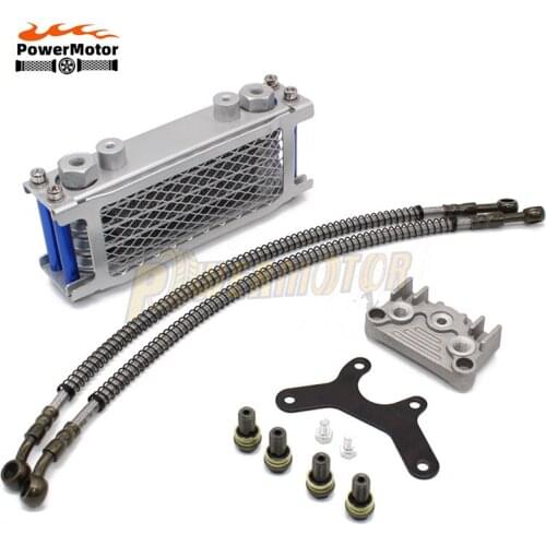 Motorcycle Oil Cooling Cooler Radiator for 50cc 70cc 90cc 110cc 125cc 140cc Chinese Made Horizontal Engine Pit Monkey Bike ATV
