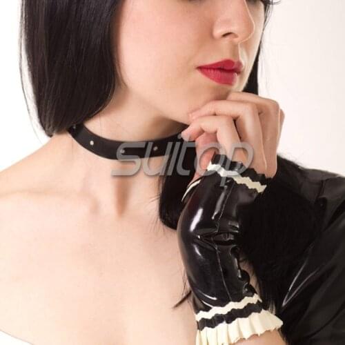 Latex new frill gloves