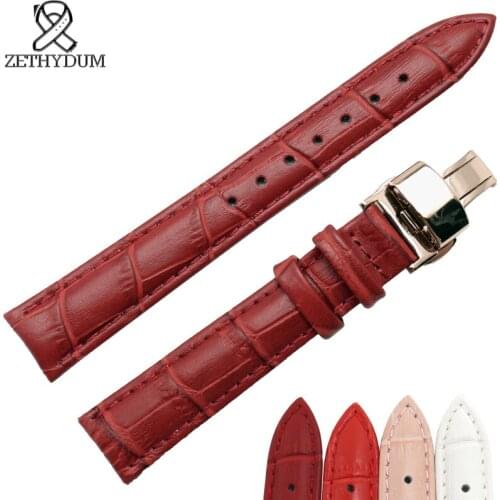 Genuine leather watch belt womens watchband 12 14 15 16 17 18 19 20mm watch strap wristwatches watch accessories