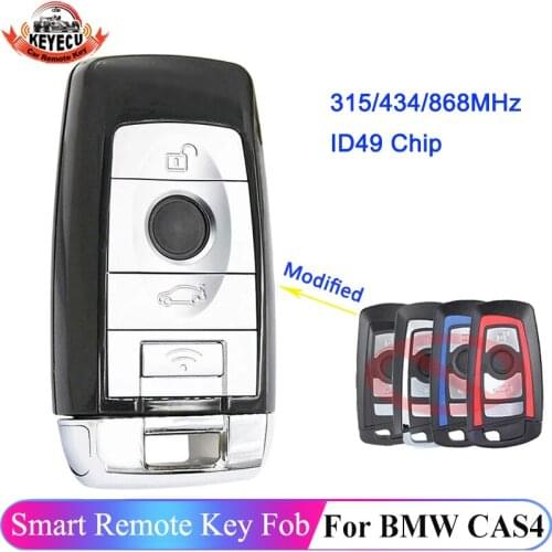 KEYECU Remote Key for Rolls-Royce Phan PCF7653P ID49 Chip for BMW F 5 7 Series FEM / BDC CAS4 CAS4+ 315MHZ HUF5662, 434MHZ HUF57