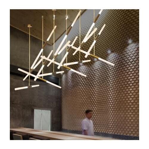 Modern LED Chandelier lighting Nordic Iron and Glass Hanging lights For living room bedroom Restaurant Gold/Black Pendant lamp