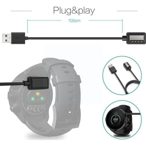 1 M USB Charger Charging Cable For Suunto SUUNTO SPARTAN Charger Smartwatch Cable For Suunto USB Charging 9 S9N1