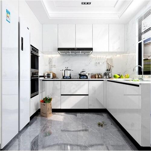 Kitchen Waterproof Stickers Furniture Modern Self Adhesive Plane Wall Stickers Pvc Nordic Wand Aufkleber Home Decor DG50TM