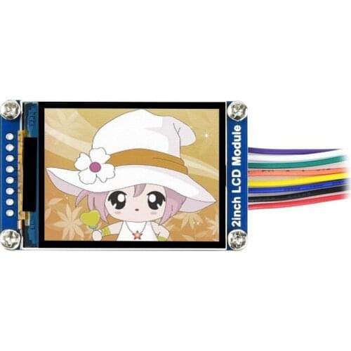 Waveshare General 2inch IPS LCD Display Module, IPS Screen, 240*320 Resolution, SPI Interface