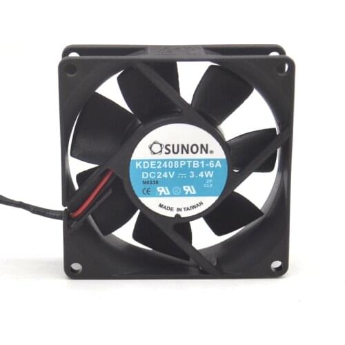 1pcs KDE2408PTB1-6A cooling fan DC24V 3.4W 8025 80*80*25 80mm inverter fan