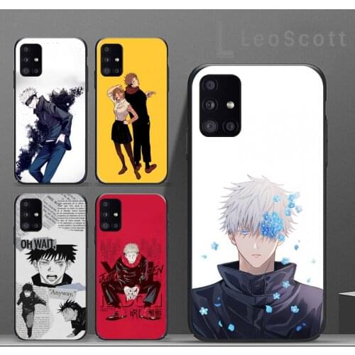 Jujutsu Kaisen Anime Phone Case For Samsung A40 A31 A50 A51 A71 A20E A20S S8 S9 S10 S20 Plus note 20 ultra