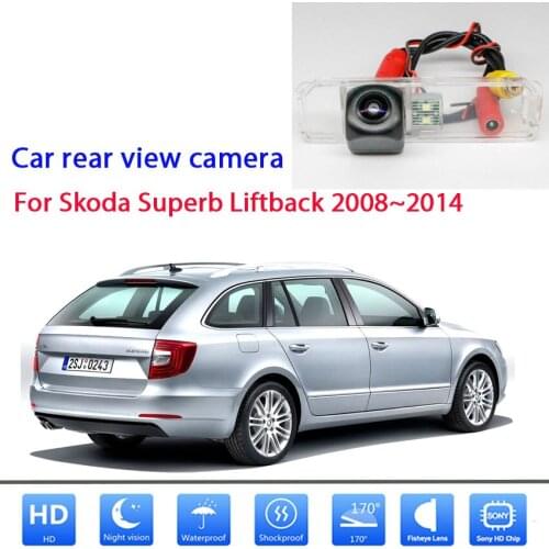 Car camera For Skoda Superb Liftback 2008 2009 2010 2011 2012 2013 2014 CCD HD Night Vision Waterproof Rear View Parking Camera