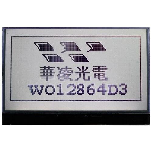 WO12864 WINSTAR 3.3V power supply Graphic COG LCD 128*64 display module screen backlight,New and original