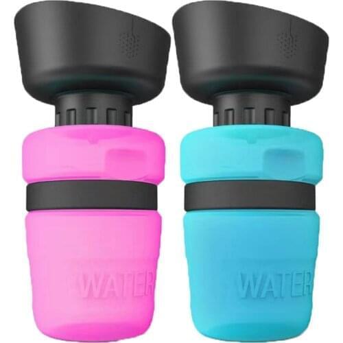 Portable Pet Dog Water Bottle 520 Ml Pet Water Cup Dog Feeding Water Dispenser Cat Dog Outdoor Sport Travel Bottles Water Feeder