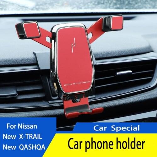 For Nissan X-TRAIL QASHQA 2016 2017 2018 2019 Car Mobile Phone Holder Air Vent Mount Stand Phone Holder