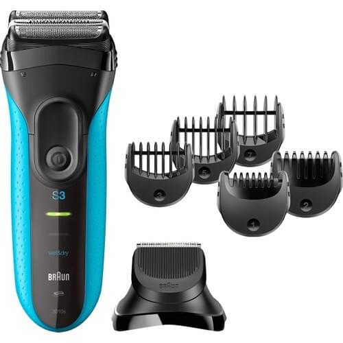 HERSEYSTORE Braun Series 3 3010BT 3 in 1 Beard Shaper and Shaver Wet & Dry Shaver / Shaver