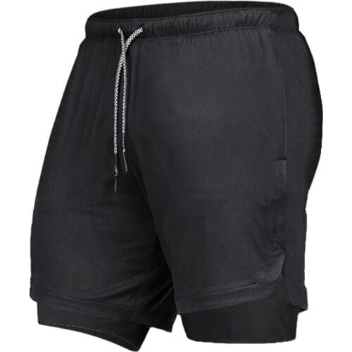 HG 20 Summer Running Shorts Men 2 in1 Sports Jogging Fitness Shorts Training Quick Dry Mens Gym Men Shorts Sport gym Short Pants