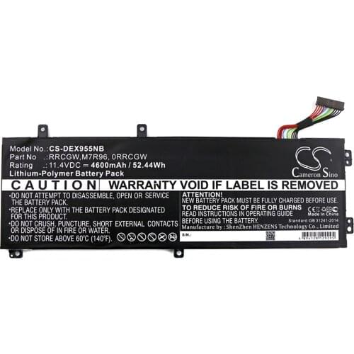 Cameron sino for DELL Precision 15 5510 15-5520 15-5530 XPS 15-9560 05041C 0RRCGW 5D91C battery