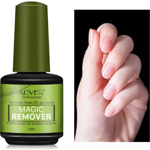 Nail Glue Bursting Armor Cream Nail Polish ALIVER 15ml Unloading Nail Glue Top Coat Gel New Net Red Nails Unloading