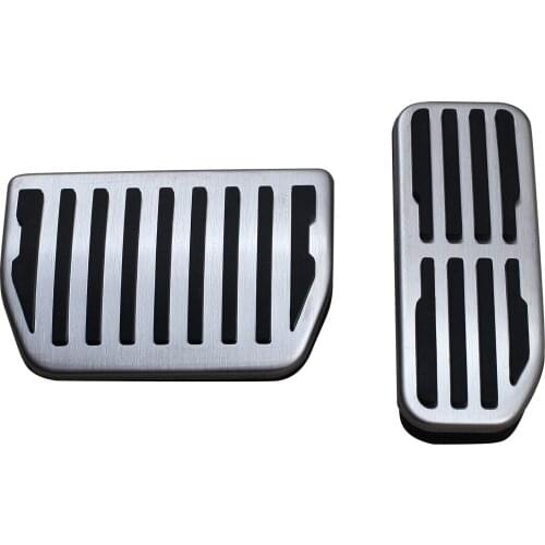 For Jaguar F-Pace XE XF 2016-2020 Range Rover Velar 2018-2021 Stainless Steel Automatic Gas Brake Pedal Cover Set