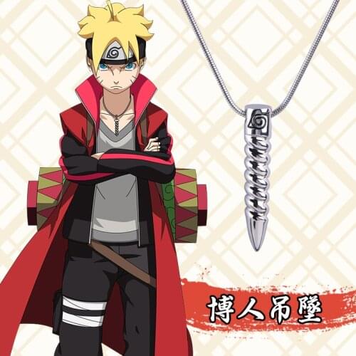 Boruto: the Movie Uzumaki Boruto Anime Necklace Pendant Anime Cosplay Prop Gift N1