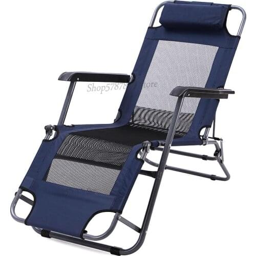 New summer recliner folding lunch break portable balcony home backrest lazy leisure rattan chair rattan chair old chair