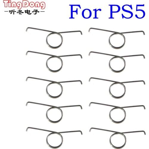 10PCS Replacement For PS5 R2 L2 Trigger Buttons Springs for Dualshock 5 PS5 DS5 Controller Spring