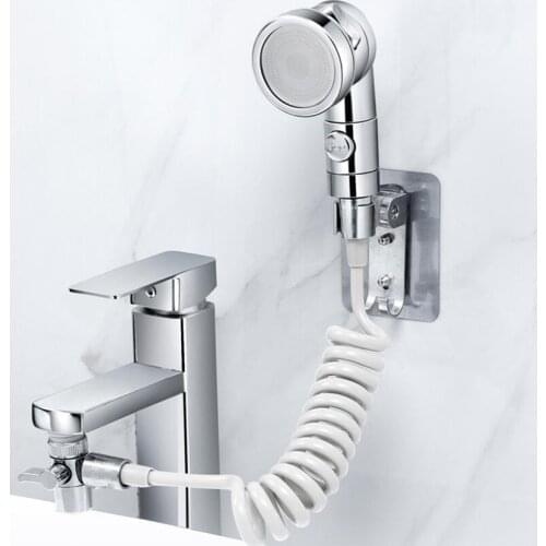 Bathroom Water Faucet External Shower Head Set Toilet Wash Basin Extend Wash Hair Artifact Hold Small Nozzle Wash Hair Shower