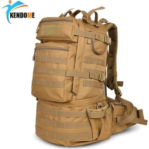 Hot 50L Molle High capacity Waterproof Mochila Militar Tactical Backpack Assault Military Rucksacks Backpack Camping Hunting Bag
