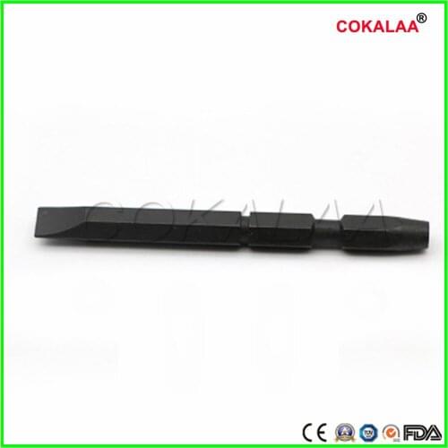 High Quality Dental lab dentistry gas shovel air chisel wood gypsum plaster air operated scraper knife Pneumatic Blade tool head